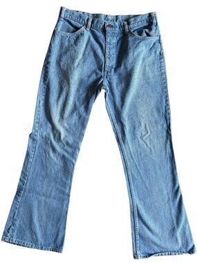 True Vintage December 1978 Levi's 646 Orange Tab Bell Bottoms